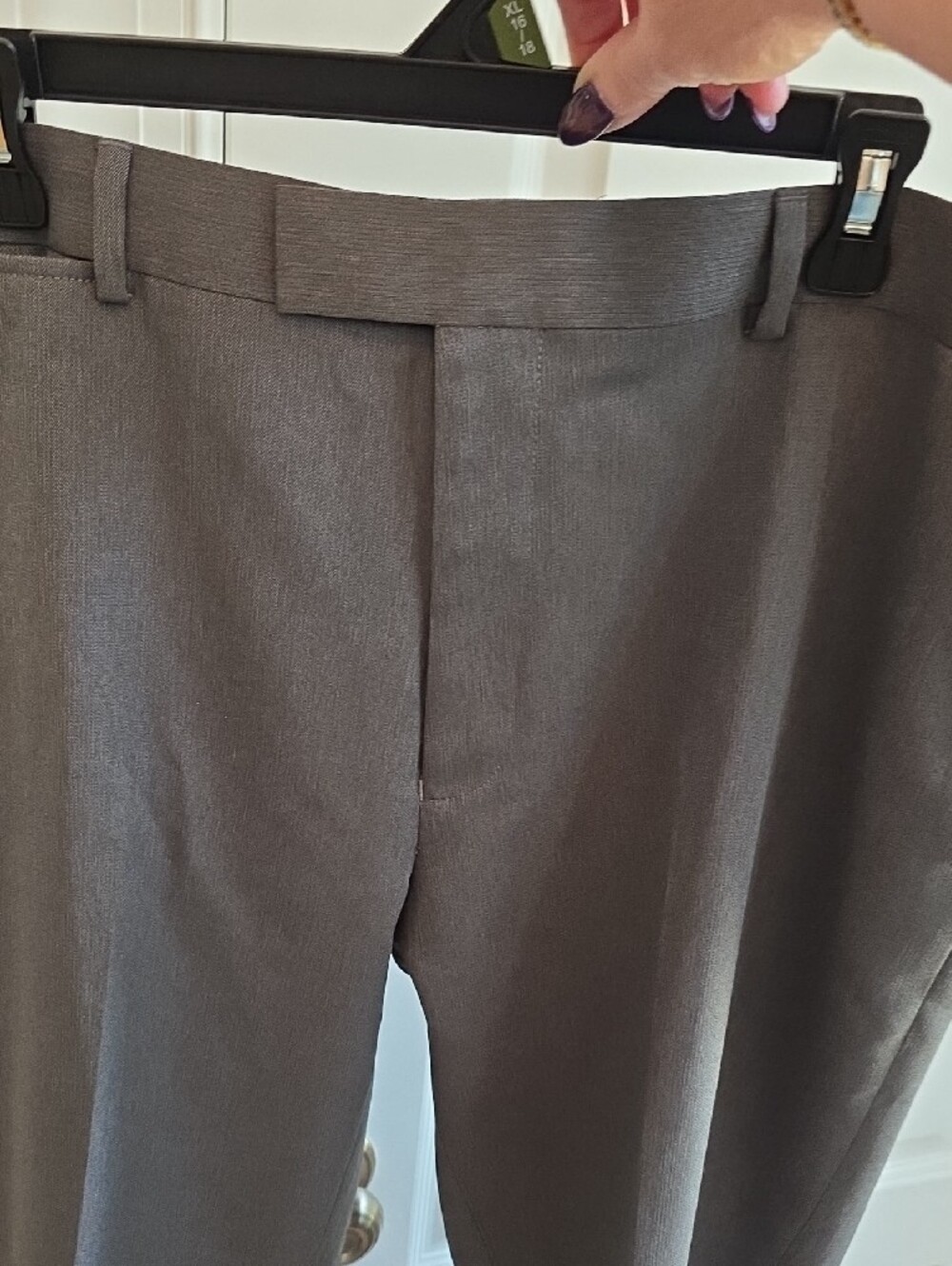 jf j.ferrar Men's Charcoal Gray Dress Pants - Tailored Trousers 38x29 - Picture 4 of 6